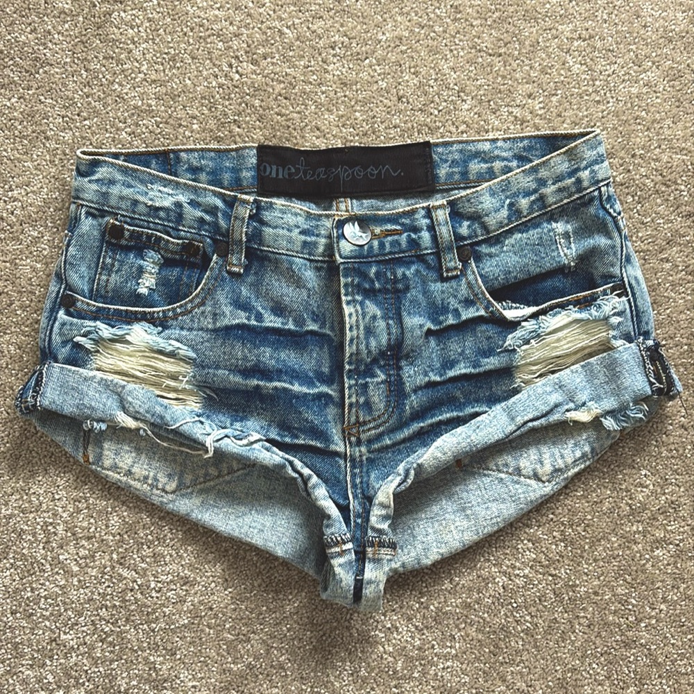 One Teaspoon Bandits Jeans Shorts